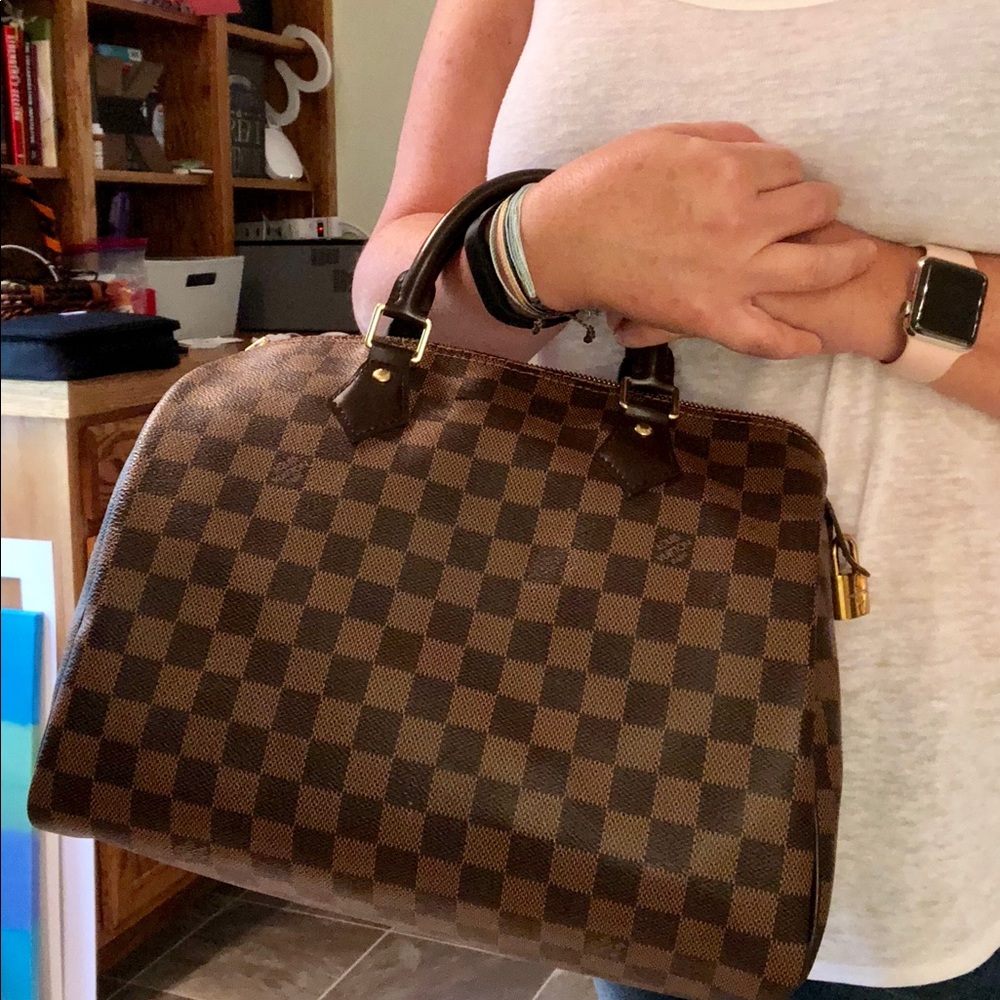 Louis Vuitton Speedy 30 Damier Ebene